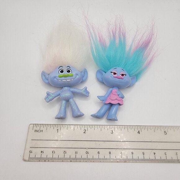Trolls 2015 Dolls Figure Lot of‎ 2 DreamWorks Figurines - Picture 2 of 6
